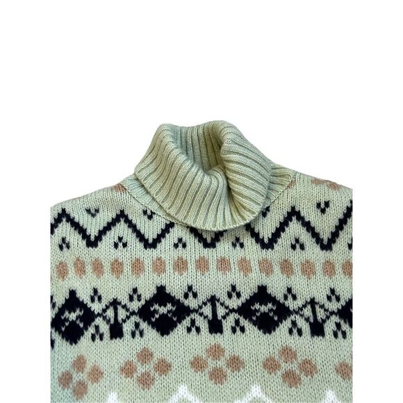 Anthropologie Turtleneck Tunic Sweater Womens Mint Green Size Large - Picture 2 of 7